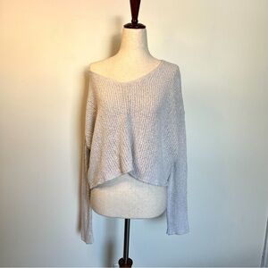 Pacsun White Cream V Neck Sweater Size Medium